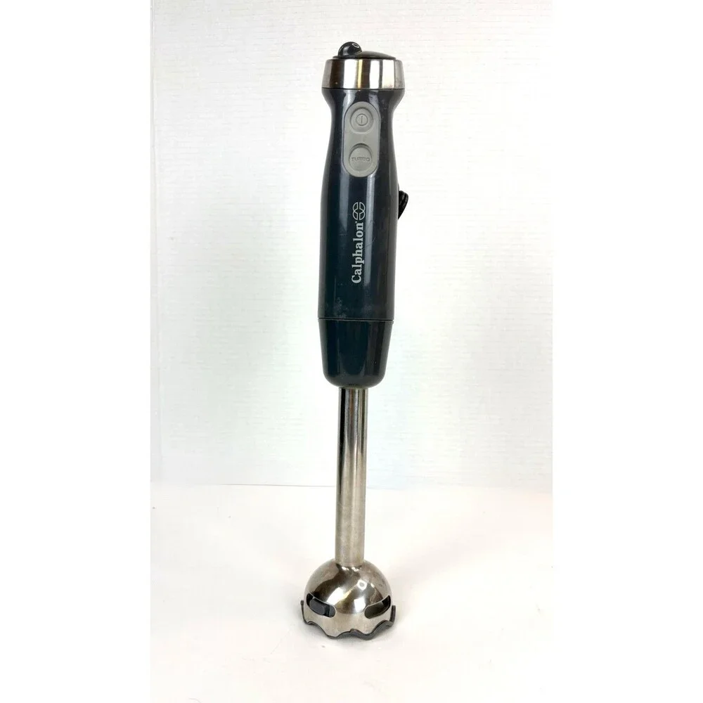 Calphalon Immersion Blender Model ME255IB Gray - TESTED - EUC